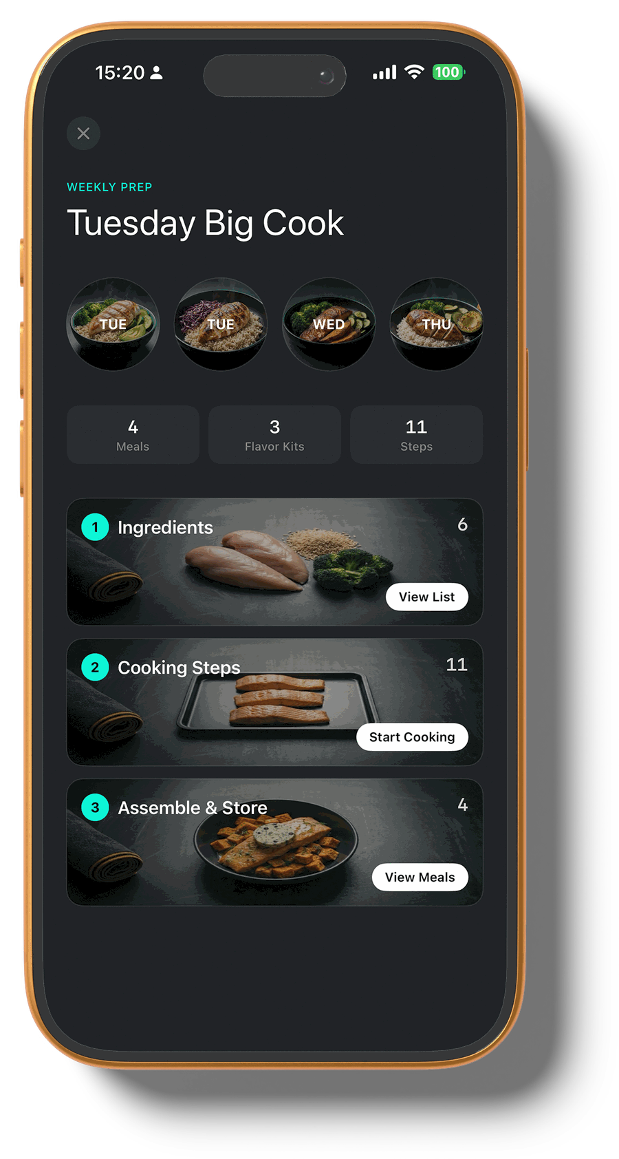 Active assembly steps